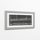 Blueprint De Navy Cruiser - Ethan Harper | Cuadro decorativo de Canvas Lab