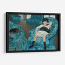 Niñita en un sillón azul - Mary Cassatt | Cuadro decorativo de Canvas Lab