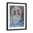 Margot (Lefebvre) en Azul - Mary Cassatt | Cuadro decorativo de Canvas Lab