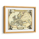 Mapa Náutico De Europa - Vision Studio | Cuadro decorativo de Canvas Lab