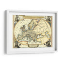 Mapa Náutico De Europa - Vision Studio | Cuadro decorativo de Canvas Lab