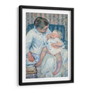 Madre a punto de lavar a su niño dormido - Mary Cassatt | Cuadro decorativo de Canvas Lab