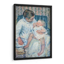 Madre a punto de lavar a su niño dormido - Mary Cassatt | Cuadro decorativo de Canvas Lab