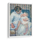 Madre a punto de lavar a su niño dormido - Mary Cassatt | Cuadro decorativo de Canvas Lab