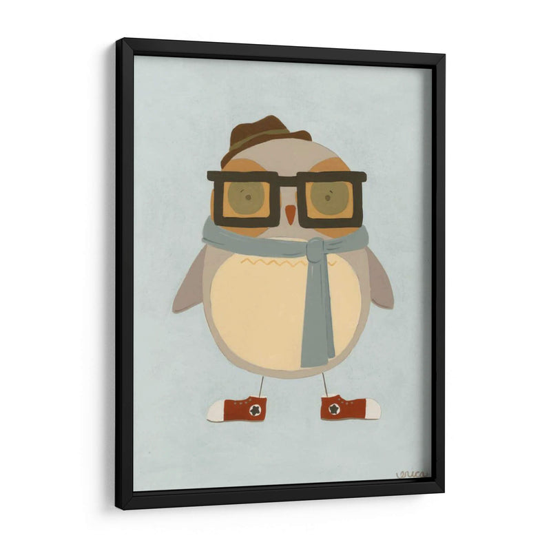 Hipster Owl Ii - June Erica Vess | Cuadro decorativo de Canvas Lab