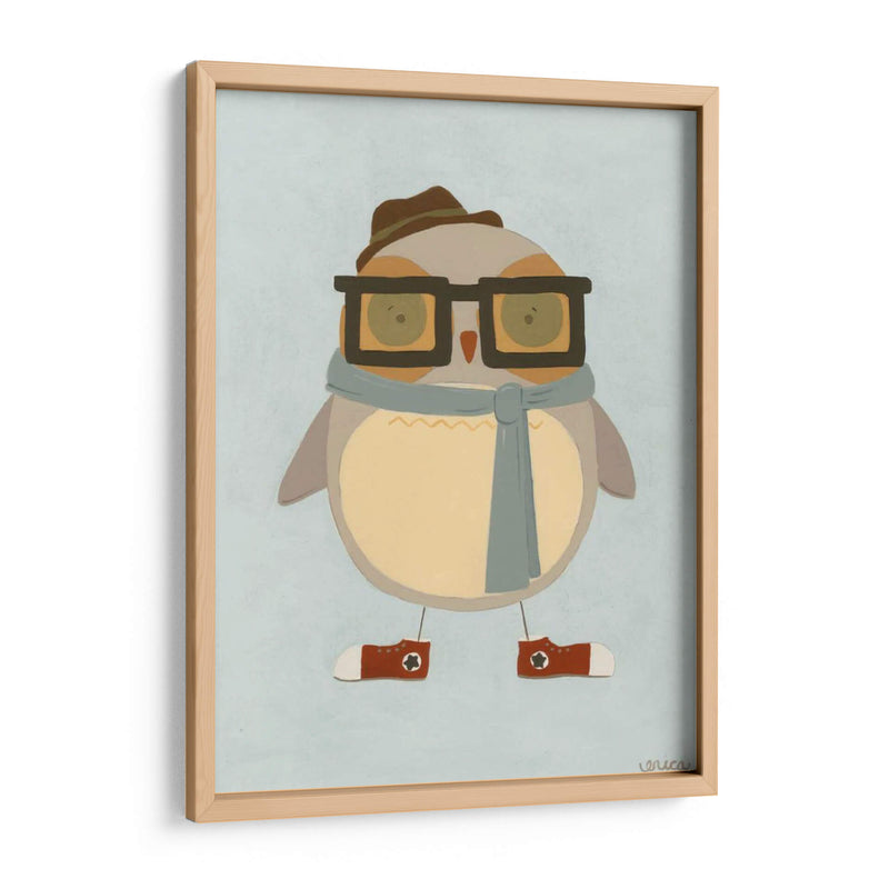 Hipster Owl Ii - June Erica Vess | Cuadro decorativo de Canvas Lab