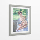 La madre y el niño en el conservatorio - Mary Cassatt | Cuadro decorativo de Canvas Lab