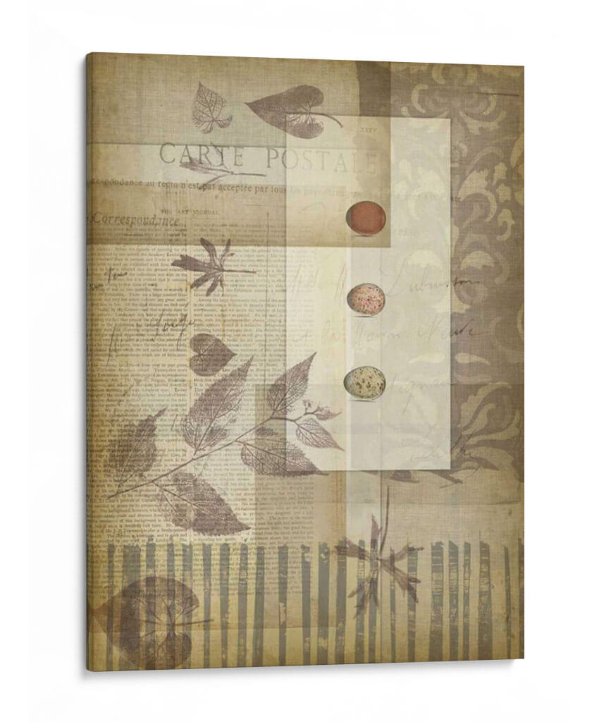 Pequeño Cuaderno Collage Iii - Jennifer Goldberger | Cuadro decorativo de Canvas Lab