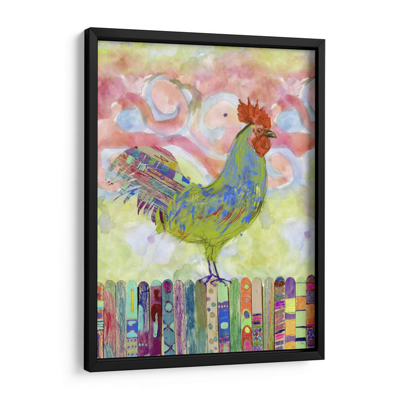 Gallo En Una Valla Yo - Ingrid Blixt | Cuadro decorativo de Canvas Lab