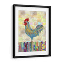 Gallo En Una Cerca Ii - Ingrid Blixt | Cuadro decorativo de Canvas Lab