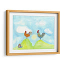 Gallos De La Colina - Ingrid Blixt | Cuadro decorativo de Canvas Lab