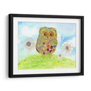 Búho Y Flores - Ingrid Blixt | Cuadro decorativo de Canvas Lab