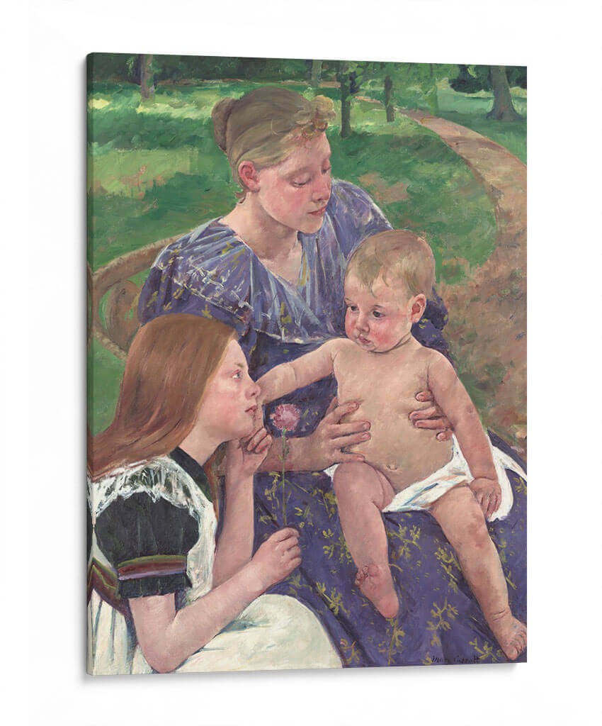 La familia - Mary Cassatt | Cuadro decorativo de Canvas Lab