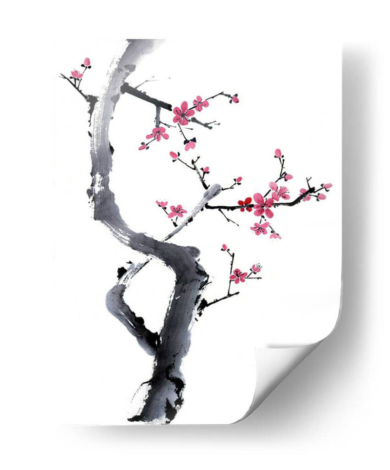 Plum Blossom Branch I - Nan Rae | Cuadro decorativo de Canvas Lab