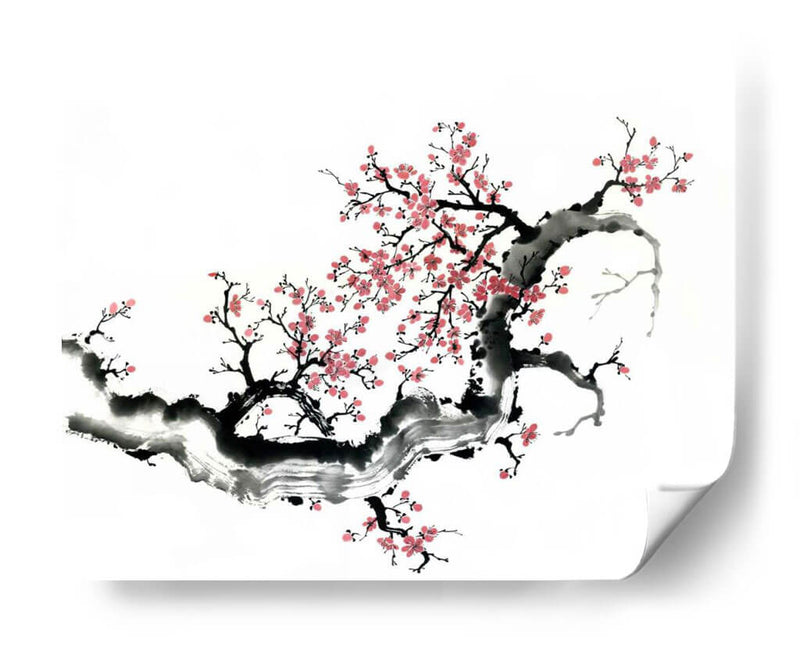 Plum Blossom Branch Iii - Nan Rae | Cuadro decorativo de Canvas Lab