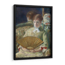 Mujer con un abanico - Mary Cassatt | Cuadro decorativo de Canvas Lab