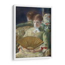 Mujer con un abanico - Mary Cassatt | Cuadro decorativo de Canvas Lab