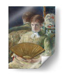 Mujer con un abanico - Mary Cassatt | Cuadro decorativo de Canvas Lab