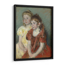 Dos chicas jóvenes - Mary Cassatt | Cuadro decorativo de Canvas Lab