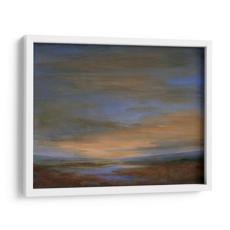 Puesta De Sol Con Humedales - Sheila Finch | Cuadro decorativo de Canvas Lab