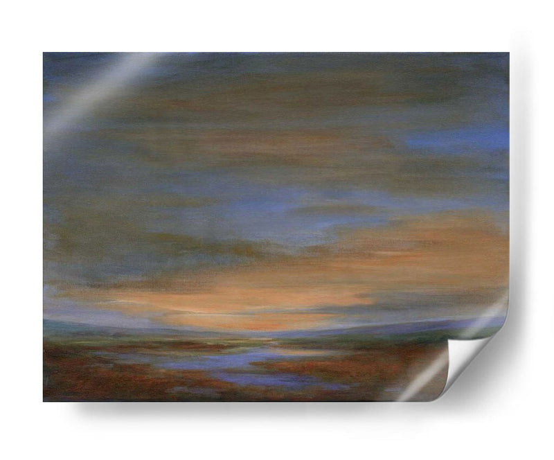 Puesta De Sol Con Humedales - Sheila Finch | Cuadro decorativo de Canvas Lab