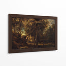 Un bosque al amanecer con una caza de ciervos - Peter Paul Rubens | Cuadro decorativo de Canvas Lab