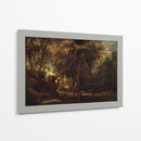 Un bosque al amanecer con una caza de ciervos - Peter Paul Rubens | Cuadro decorativo de Canvas Lab