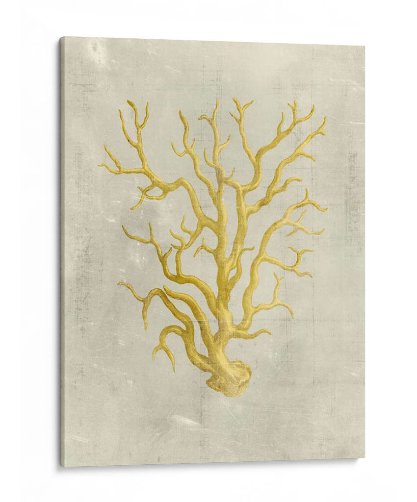 Coral En Mostaza - Vision Studio | Cuadro decorativo de Canvas Lab