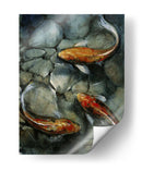 Tres Koi I - Tim OToole | Cuadro decorativo de Canvas Lab