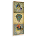 Tríptico De Plumas 2-Up Ii - Jennifer Goldberger | Cuadro decorativo de Canvas Lab