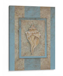 Concha Y Damask Stripe Ii - Rita Broughton | Cuadro decorativo de Canvas Lab