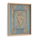 Concha Y Damask Stripe Ii - Rita Broughton | Cuadro decorativo de Canvas Lab