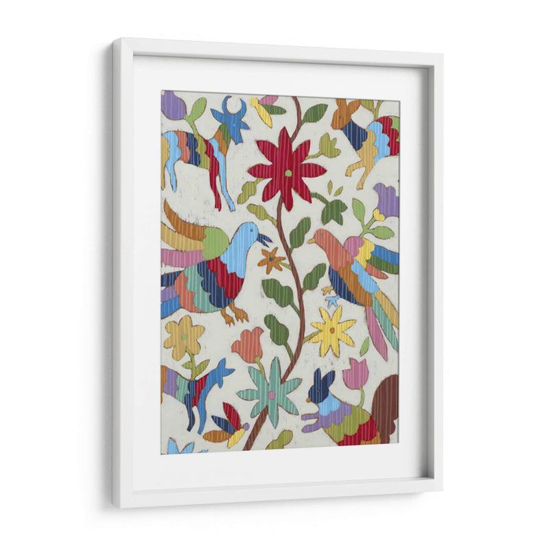 Otomi Bordado I - Chariklia Zarris | Cuadro decorativo de Canvas Lab