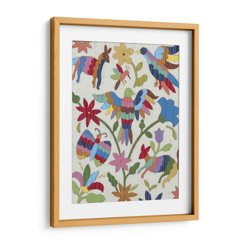 Bordado Otomi Ii - Chariklia Zarris | Cuadro decorativo de Canvas Lab