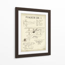 Fokker Dreidecker - Tara Friel | Cuadro decorativo de Canvas Lab