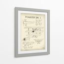 Fokker Dreidecker - Tara Friel | Cuadro decorativo de Canvas Lab