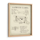 Camello Sopwith - Tara Friel | Cuadro decorativo de Canvas Lab