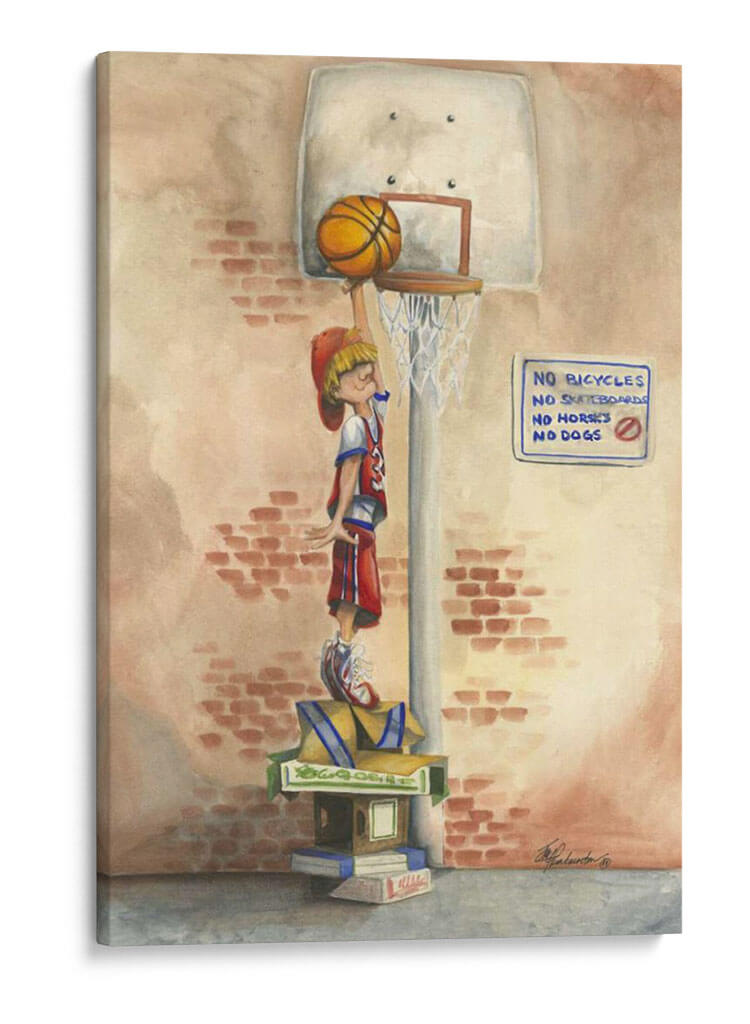 Slam Dunk - Jay Throckmorton | Cuadro decorativo de Canvas Lab