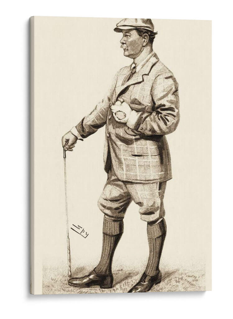 Golfistas De La Feria De Vanidad Iii - Spy | Cuadro decorativo de Canvas Lab