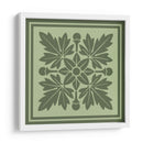 Bloqueo De Madera Tonal En Verde I - Vision Studio | Cuadro decorativo de Canvas Lab