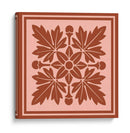 Bloqueo De Madera Tonal En Coral I - Vision Studio | Cuadro decorativo de Canvas Lab