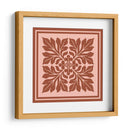 Bloqueo De Madera Tonal En Coral Ii - Vision Studio | Cuadro decorativo de Canvas Lab