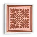 Bloqueo De Madera Tonal En Coral Ii - Vision Studio | Cuadro decorativo de Canvas Lab