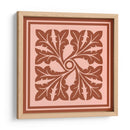 Bloqueo De Madera Tonal En Coral Iii - Vision Studio | Cuadro decorativo de Canvas Lab
