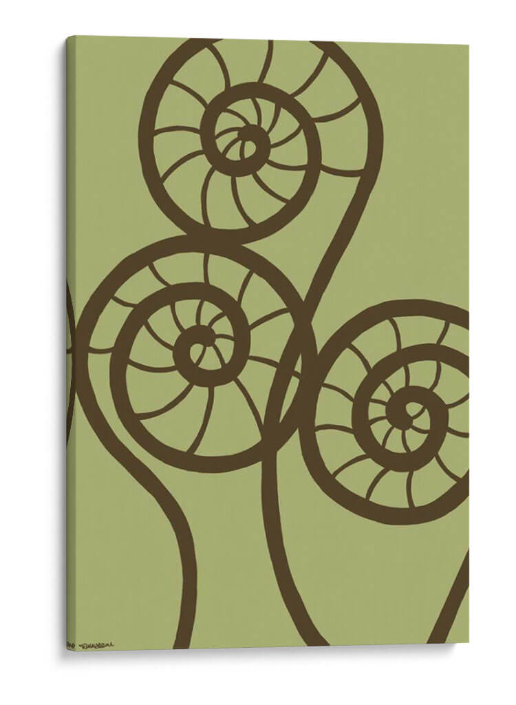 Fiddleheads Dicromático Ii - Vanna Lam | Cuadro decorativo de Canvas Lab
