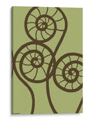 Fiddleheads Dicromático Ii - Vanna Lam | Cuadro decorativo de Canvas Lab