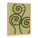 Fiddleheads Dicromático Ii - Vanna Lam | Cuadro decorativo de Canvas Lab