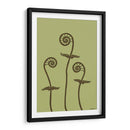 Fiddleheads Dicromático Iii - Vanna Lam | Cuadro decorativo de Canvas Lab