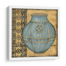 Cerámica Cerúleo Cuadrada I - Chariklia Zarris | Cuadro decorativo de Canvas Lab