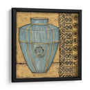 Cerámica Cerúleo Cuadrada Ii - Chariklia Zarris | Cuadro decorativo de Canvas Lab